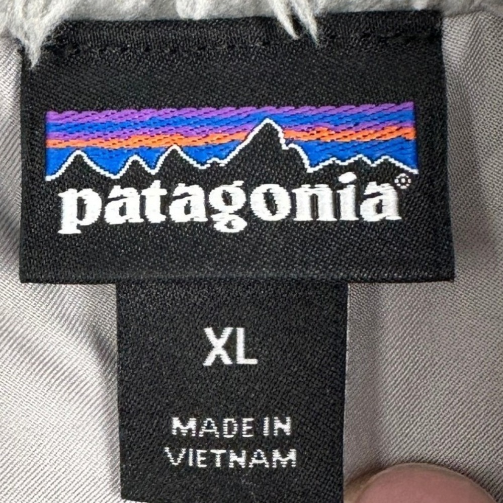 Patagonia Los Gatos Fleece Vest Womens XL Gray Full Zip High Pile Pocket EUC - Picture 3 of 8